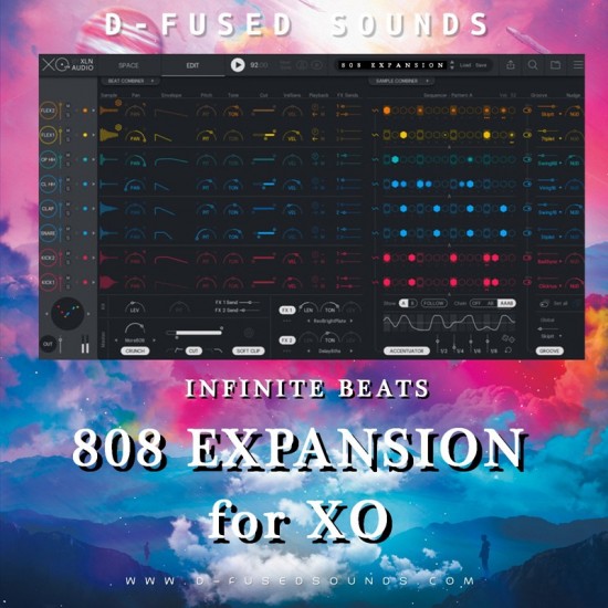 D-Fused Sounds Infinite Beats: 808 Expansion for XO