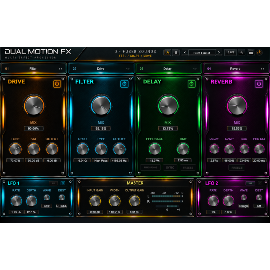 D-Fused Sounds Dual Motion FX