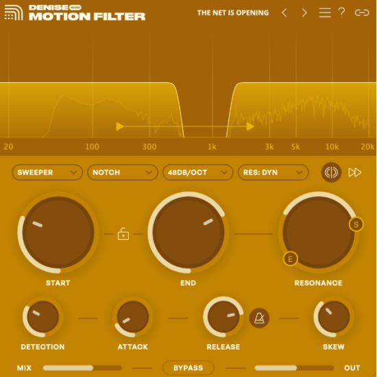Denise Audio Motion Filter