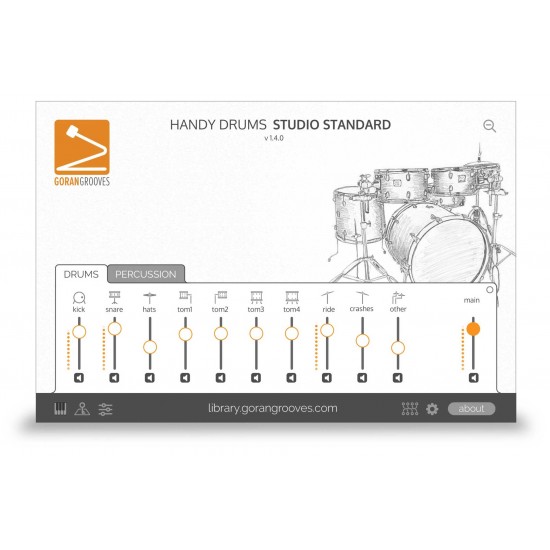 GoranGrooves Handy Drums - STUDIO STANDARD