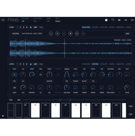 Imaginando FRMS - Granular Synthesizer