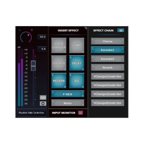Internet Co Audio Input FX