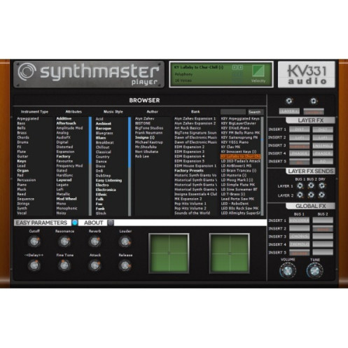 KV331 Audio SynthMaster Player