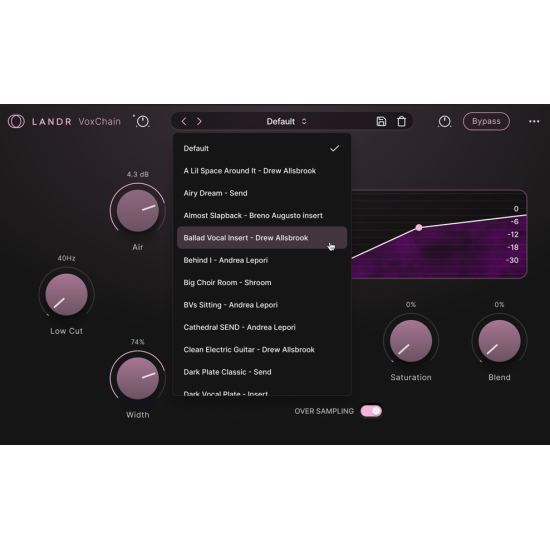 LANDR VoxChain