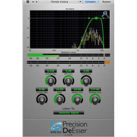 Metric Halo Precision DeEsser