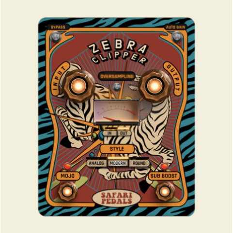 Safari Audio Zebra Clipper