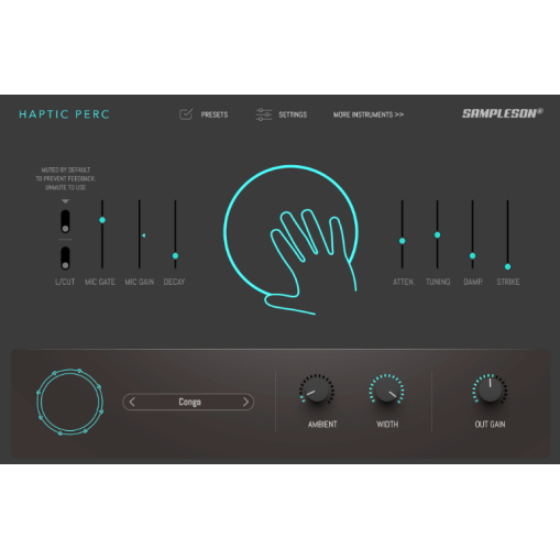 Sampleson Haptic Perc