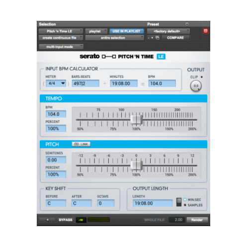 Serato Pitch 'n Time LE