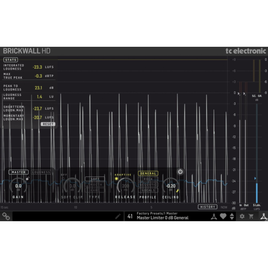 TC Electronic BRICKWALL HD Master Limiter