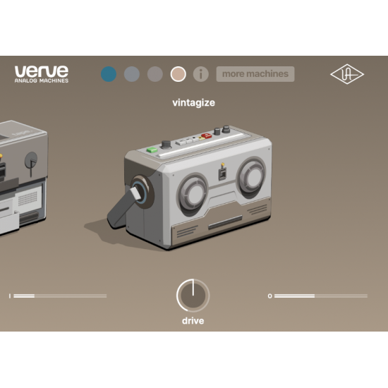 Universal Audio Verve Analog Machines Essentials