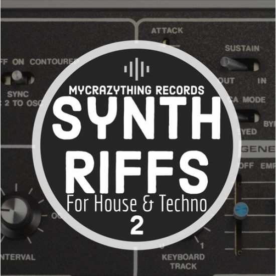 Mycrazything Sounds Synth Riffs for House & Techno Vol.2