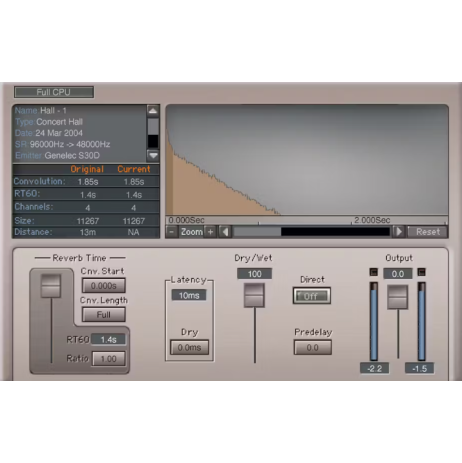 Waves IR-L Convolution Reverb