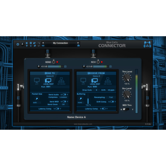 Blue Cat Connector