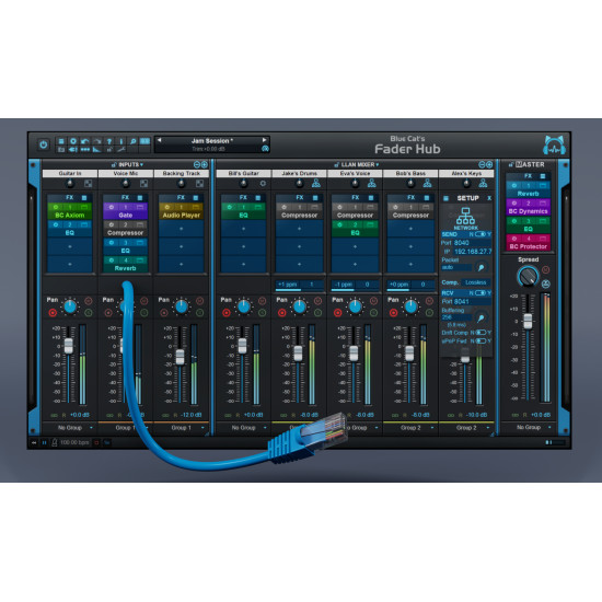 Blue Cat Fader Hub