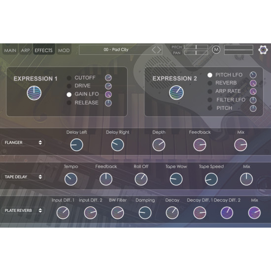 Nightfox Audio Pad City