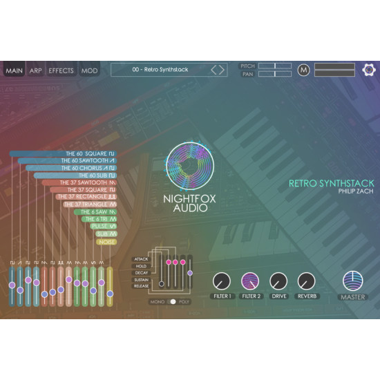 Nightfox Audio Retro Synthstack
