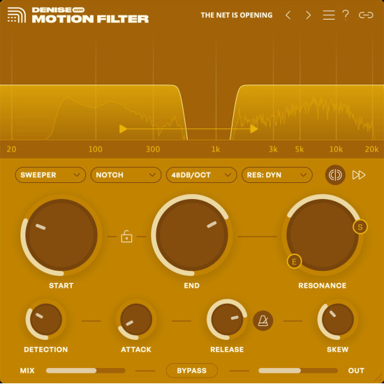 Denise Audio Motion Filter