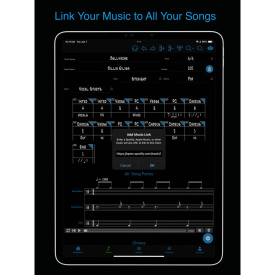Drum Chart Builder 1 Year Standard Subscription