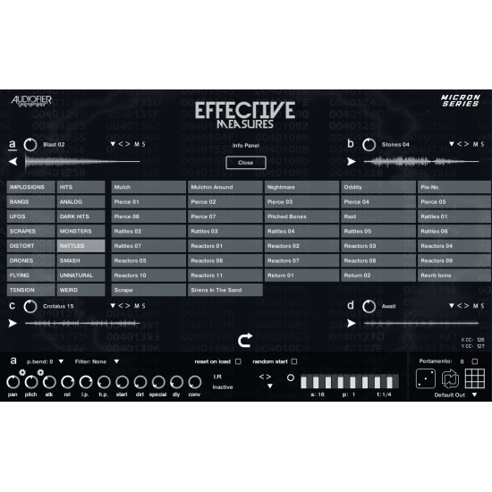 Audiofier Micron EFFECTIVE MEASURES