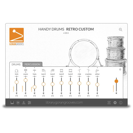 Handy Drums- RETRO CUSTOM V2
