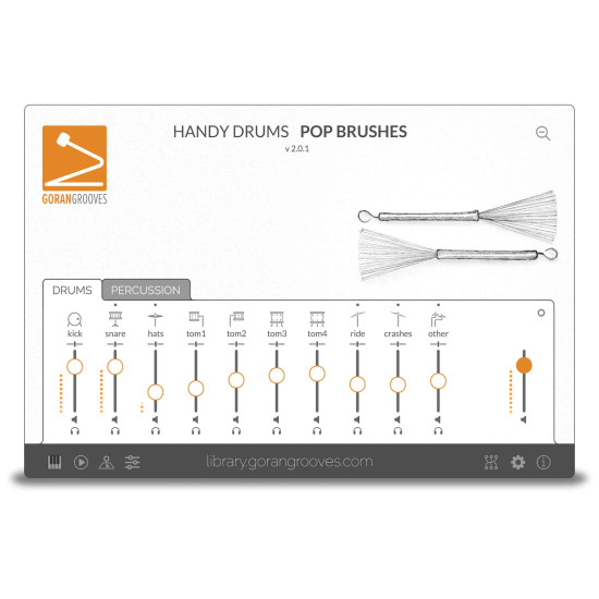 Handy Drums- POP BRUSHES V2