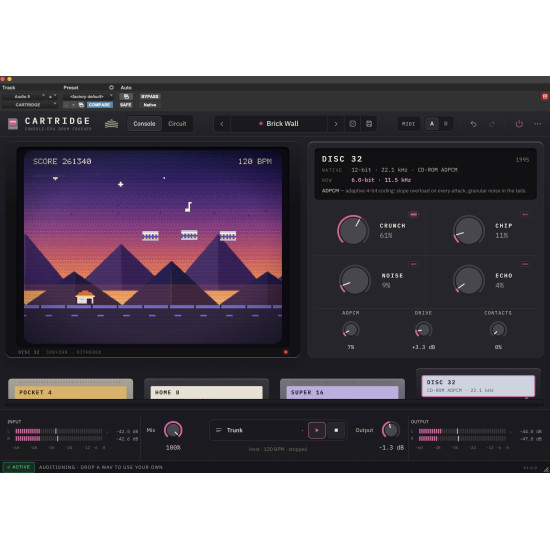 CARTRIDGE - Console Era Drum FX Plug-In