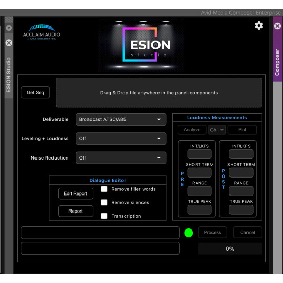 ESION Studio Extension for Media Composer