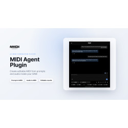 MIDI Agent AI MIDI Generator Plugin